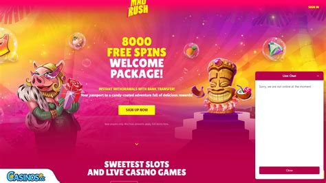 Mad rush casino online